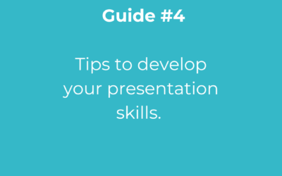 Tips to develop your presentation skills.