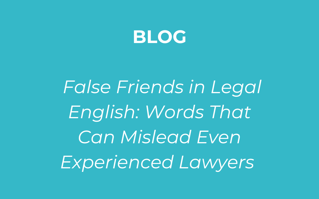 In Brief – Legal English for Brazilian Lawyers