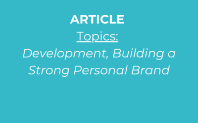 Article (Personal Development Series)